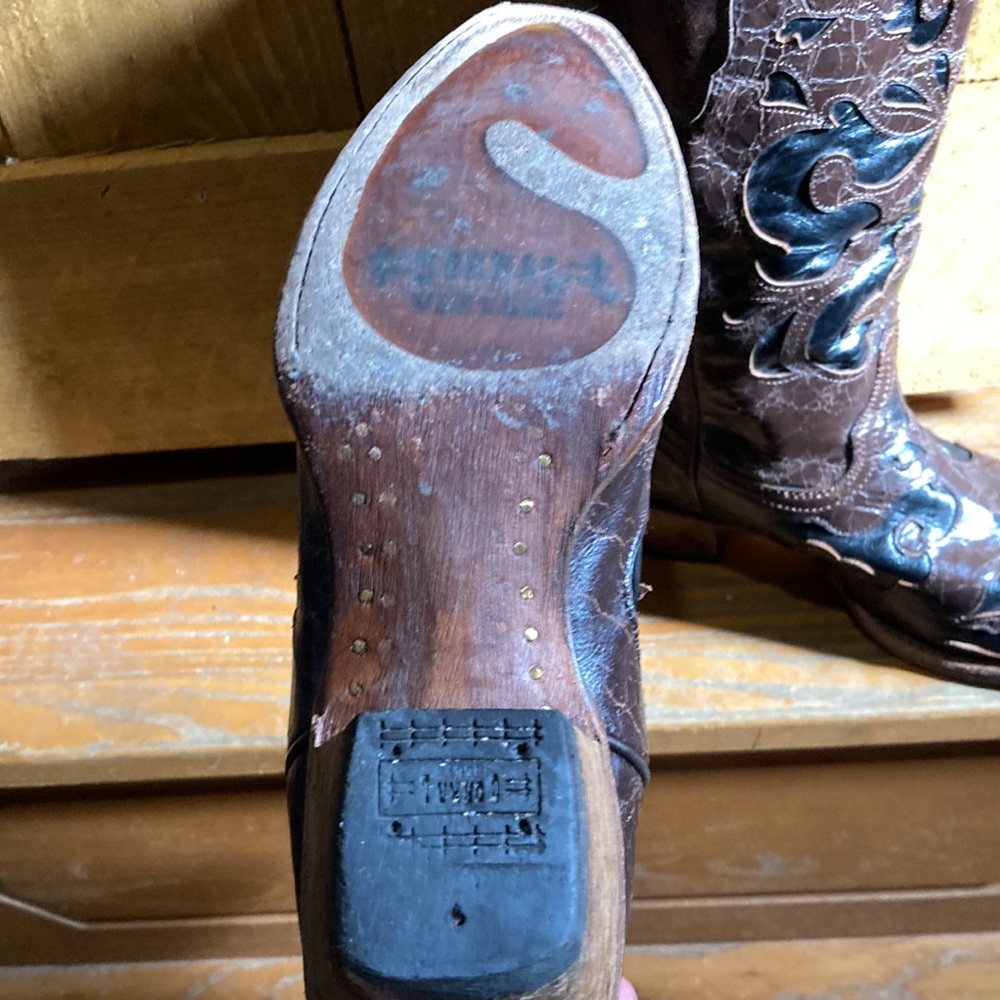 Corral Vintage Cowgirl Boots - Size 7 M Make Offer - Picture 5 of 6